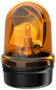 LED-Drehspiegelleuchte WERMA 885 24VAC/DC Bodenmontage gelb