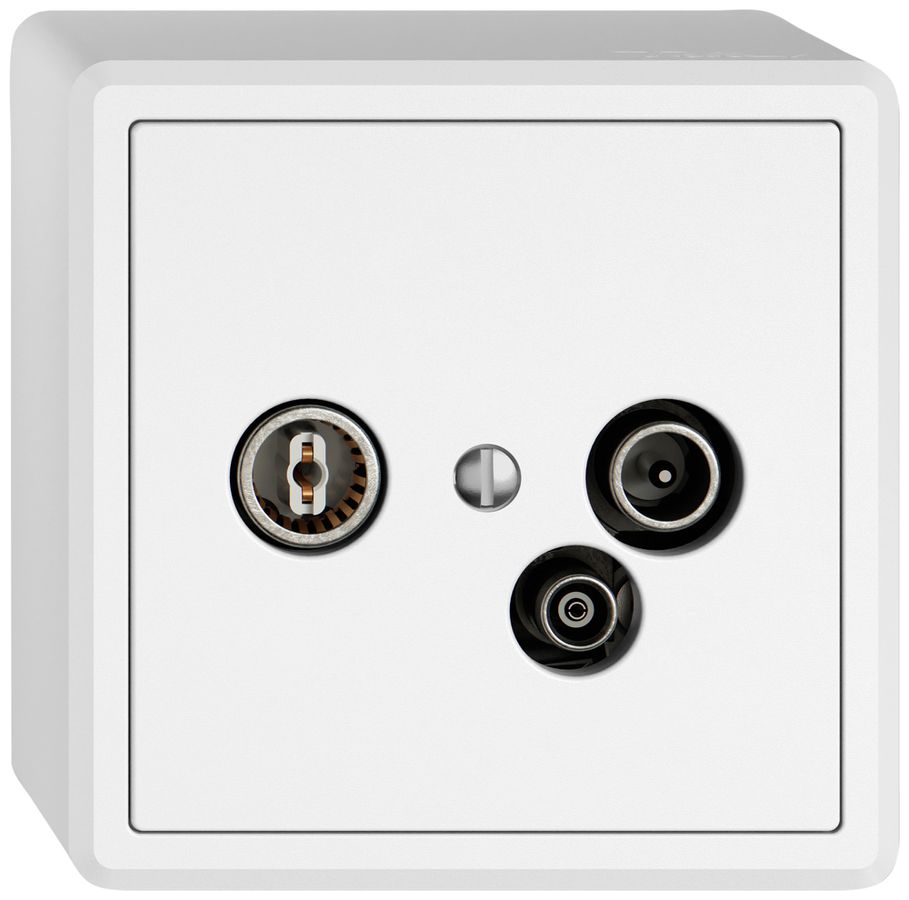 Presa antenna AP TV-R-dati EDIZIO.liv SNAPFIX® 4dB bi