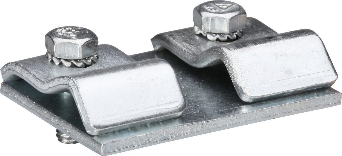 Plaque de serrage universelle pour fondation de terre