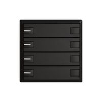 Universaltaster EDIZIO.liv UNI SNAPFIX® m.LED RGB 8× 1-Tbed.sz