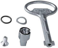 Schliessung Hager Univers Doppelbart 3mm 1 Schlüssel für Schrank IP54