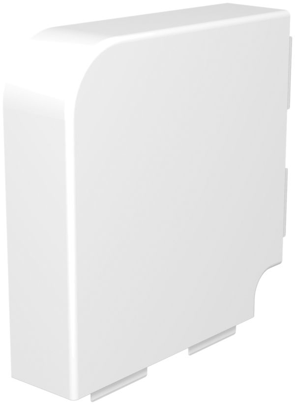 Angle plat Bettermann pour canal d'installation WDK blanc pur 60×210mm