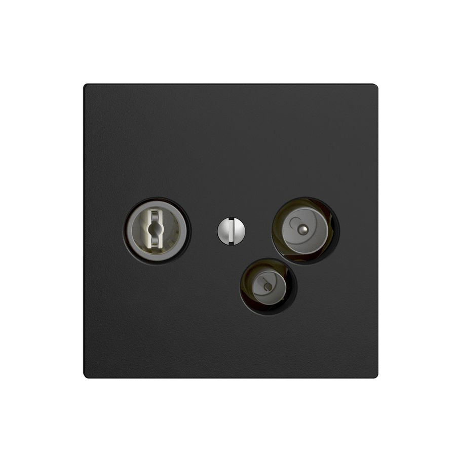 Datendose TV-R DD19 5…65MHz EDIZIOdue schwarz