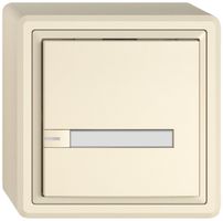 AP-Universaltaster EDIZIO.liv UNI SNAPFIX® m.LED RGB 1× 1-Tbed.Pap.cr