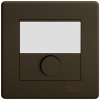 UP-Montageset EDIZIO.liv SNAPFIX® für Sonnerie-Drucktaster mit Namensschild br