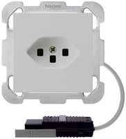 EB-Steckdose T23 kallysto hellgrau mit RK-Adapter 5P L2&EB-Dose G2704