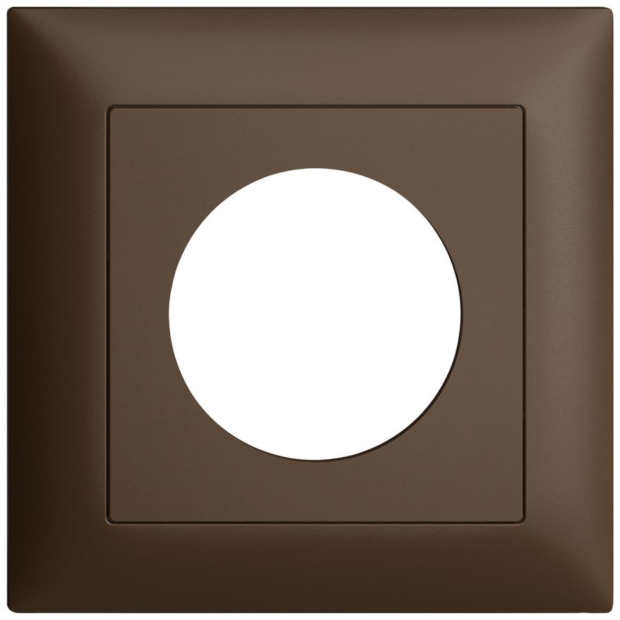 UP-Abdeckset EDIZIOdue Thermostat 88×88×7mm coffee IP20