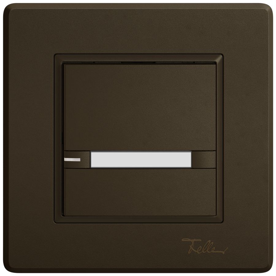 UP-Universaltaster EDIZIO.liv UNI SNAPFIX® 5…48V m.LED blau 1× 2-Tbed.Pap.br