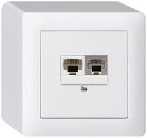 AP-Dose kallysto 2×RJ45s+u getrennt weiss