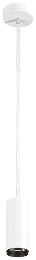 LED-Pendelleuchte SLV NUMINOS S DALI 11W 1100lm 4000K 24° Ø65×162mm weiss