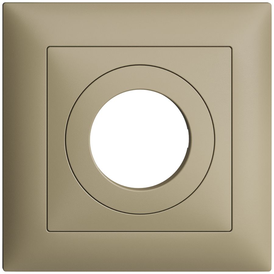 Kit frontal ENC EDIZIOdue sand 88×88mm pour interrupteur à clé