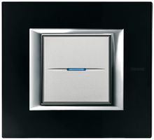 Abdeckrahmen Gr.I Legrand Glas-sz Axolute