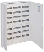 Distributeur AP Hager univers 7 rangées 252UM porte IP44 800×1100×160mm