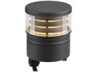 Testa d.lampa.LED SLV M-POL S Louver 11W 145lm 927/930 IP65 Ø120.9mm antr.