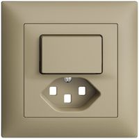 UP-Frontset EDIZIOdue T23 sand 88×88mm für Kleinkombi