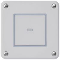 UP-Druckschalter robusto IP55 Schema 3/2P beleuchtet grau für Kombination