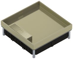 Messingkassette Hager Q12 LE 10 32×244mm Messing