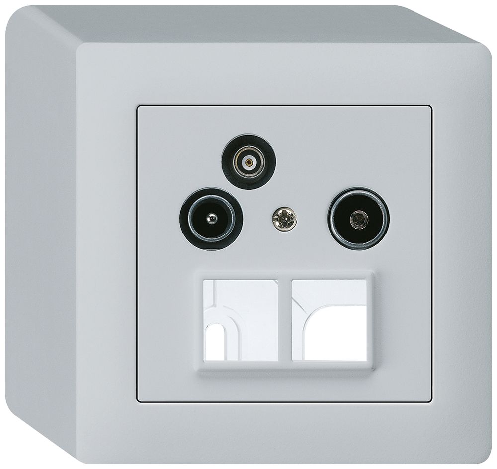 AP-Antennendose R/TV-Daten kallysto HMS 2GHz 11db hellgrau