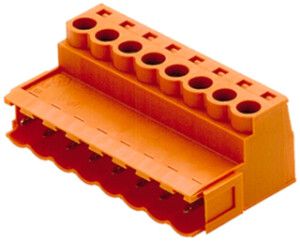 Stiftstecker Weidmüller SLS Schwalbenschwänze 5.08mm 8L verzinnt orange