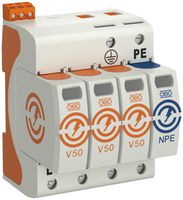 Überspannungsableiter Bettermann V50 +NPE+FS, 3L, Typ 1+2, 280V