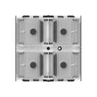 Taster KNX Hager f.4×Tasten 4×Betätigungspunkte LED grau