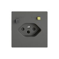 Steckdose FI EDIZIO.liv  1×T13 mit Shutter dgu