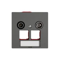 Multimediadose TV-R EDIZIO.liv SNAPFIX® EASYNET f.2×RJ45 S-One 11dB dgu