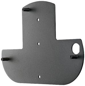 Supporto SG Arlon Round acciaio 248×175×15mm nero