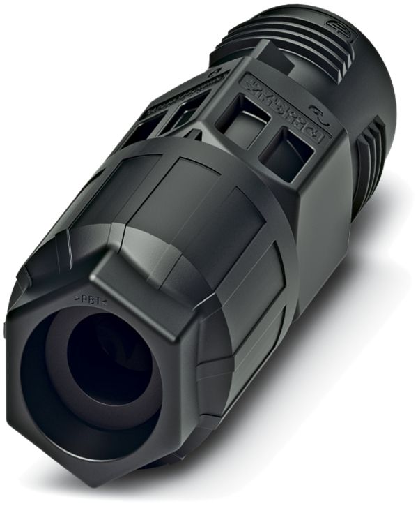 Connecteur QUICKON 2LPE 0.5…1.5mm² Ø4…9mm 1×écrou noir