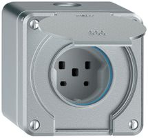 Presa AP robusto 1×tipo 25 IP55 alluminio