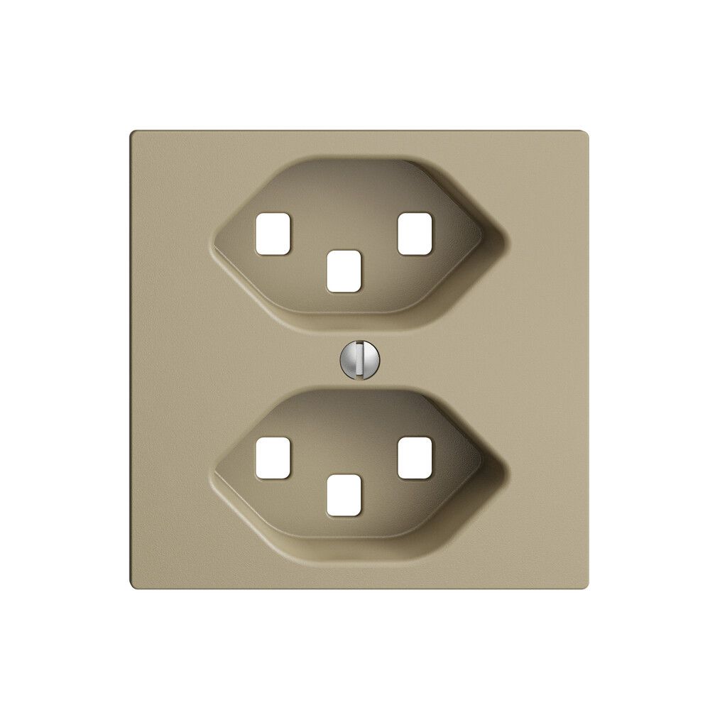 Frontset EDIZIOdue sand 60×60mm 2×T23