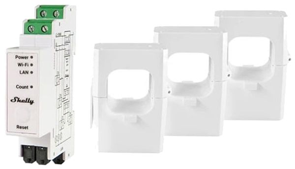 Contatore d'energia AMD Shelly Pro 3EM-400 1L  acquisto/consegna 1UM