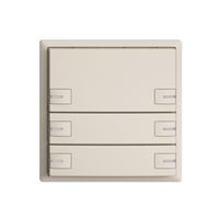 UP-Taster KNX 6-fach EDIZIOdue crema RGB mit LED