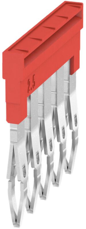 Querverbinder Weidmüller ZQV 1.5N/5 gesteckt 5L 3.5mm isoliert 17.5A rot