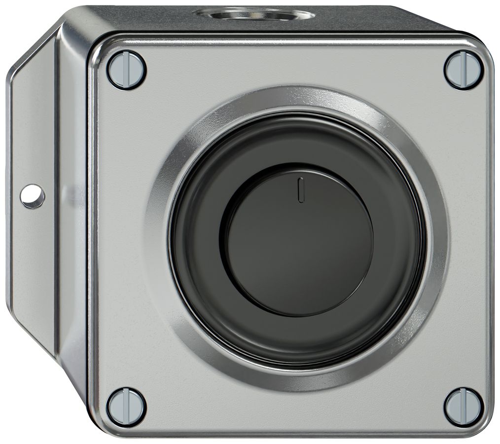 AP-Drehdimmer Uni-LED ELEMENT IP20 230V LED Retrofit aluminium