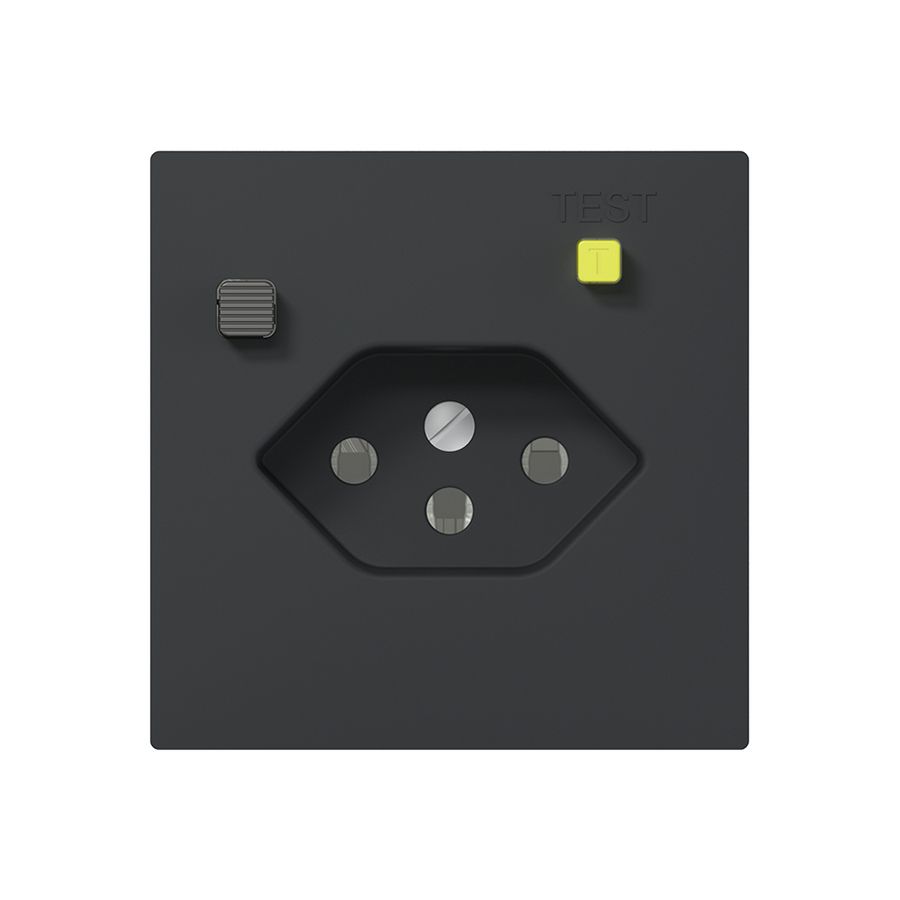 UP-FI-Steckdose SIDUS E T13 30mA anthrazit