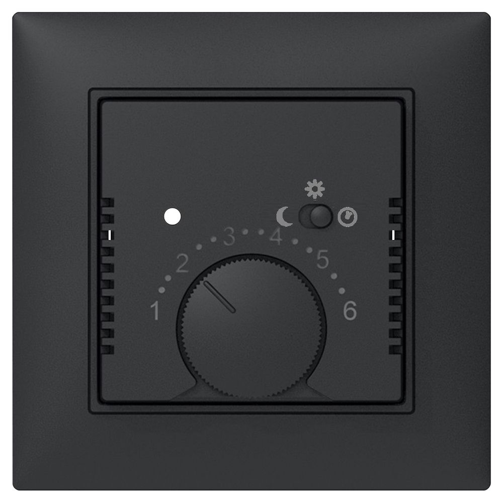 Kit frontal SIDUS pour thermostat d'ambiance anthracite