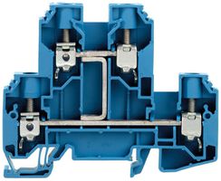 Borne multi-étage Weidmüller WDK V connexion à vis 10mm² 2 étages bleu