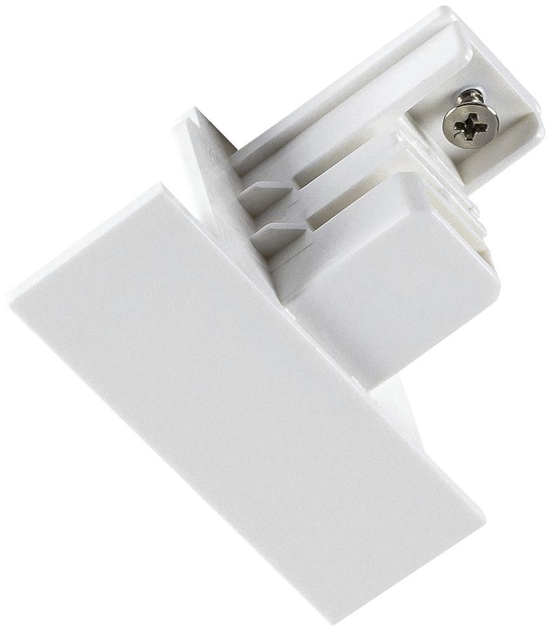 Cappa terminale SLV S-TRACK materia sintetica bianco