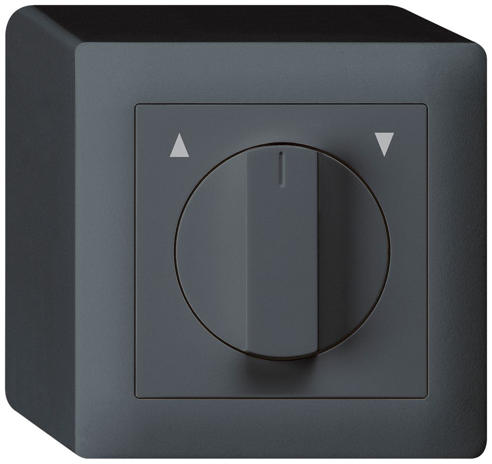 AP-Storendrehschalter/taster umschaltbar kallysto anthrazit
