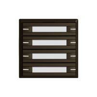 KNX-Taster RGB EDIZIO.liv SNAPFIX® Temperaturfüh.RGB-LED Pap.8×T 1-Tbed.br