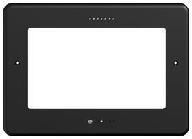 Abdeckrahmen STANDARDdue für KNX-Panel 7" schwarz