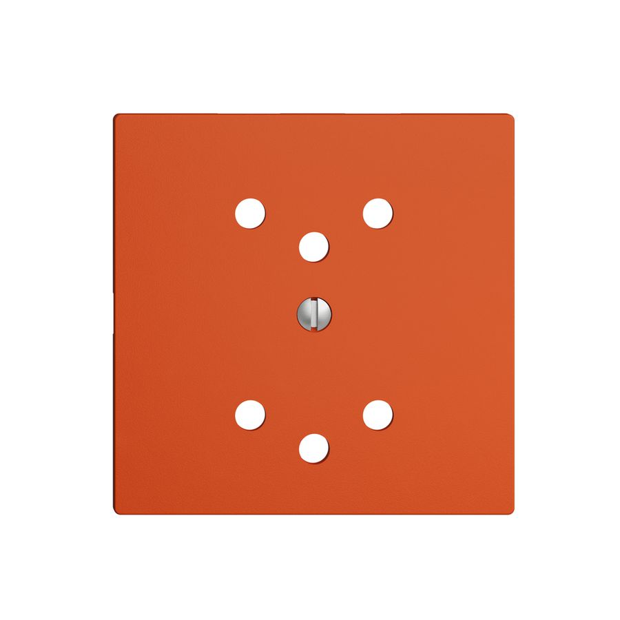 Frontplatte EDIZIOdue 2×T12 orange mit Shutter