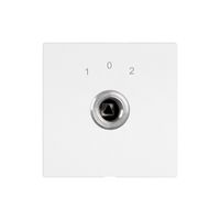 Schlüsselschalter EDIZIO.liv 1P Vierkant/Dreieck 20A 690V 1-0-2 Rückzug ws