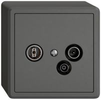 AP-Antennendose TV-R-Daten EDIZIO.liv SNAPFIX® 11dB dgu