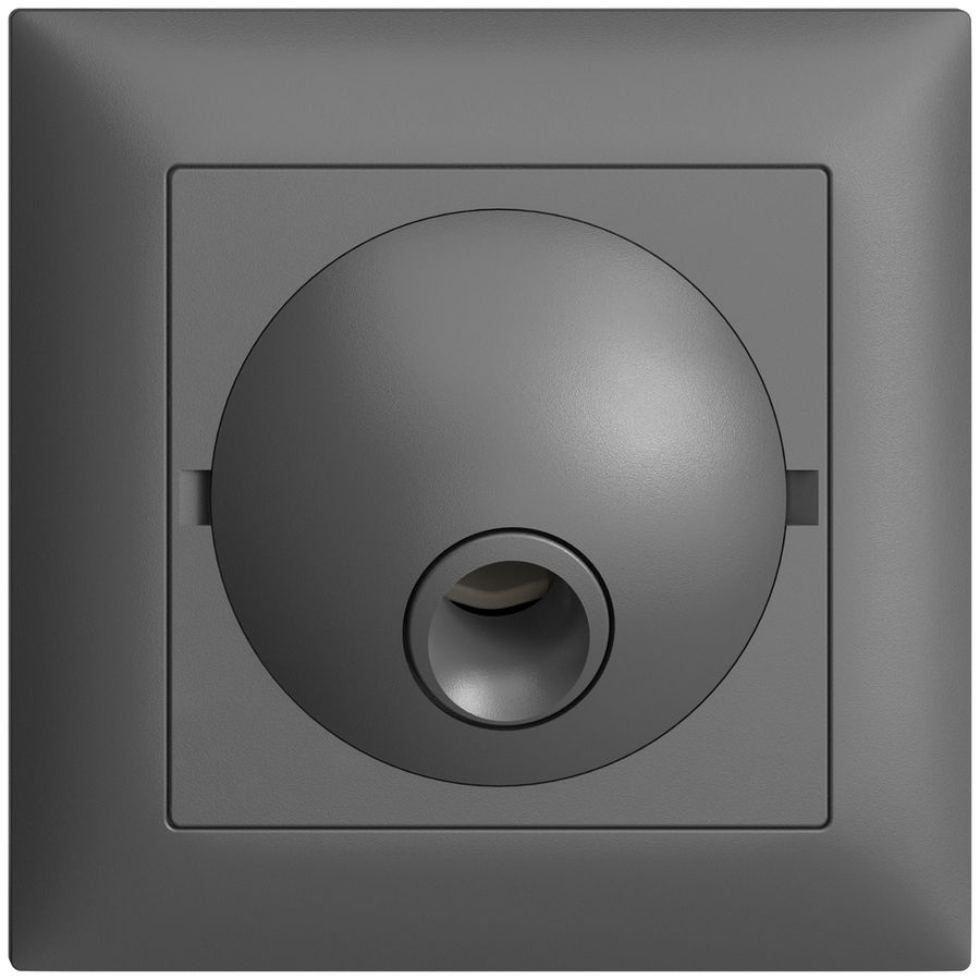 UP-Anschlussdose EDIZIOdue dunkelgrau, ohne Klemmeneinsatz