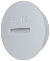 Verschlussstopfen Plica PS PG11 grau