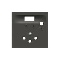 Frontplatte FI T12 EDIZIOdue schwarz