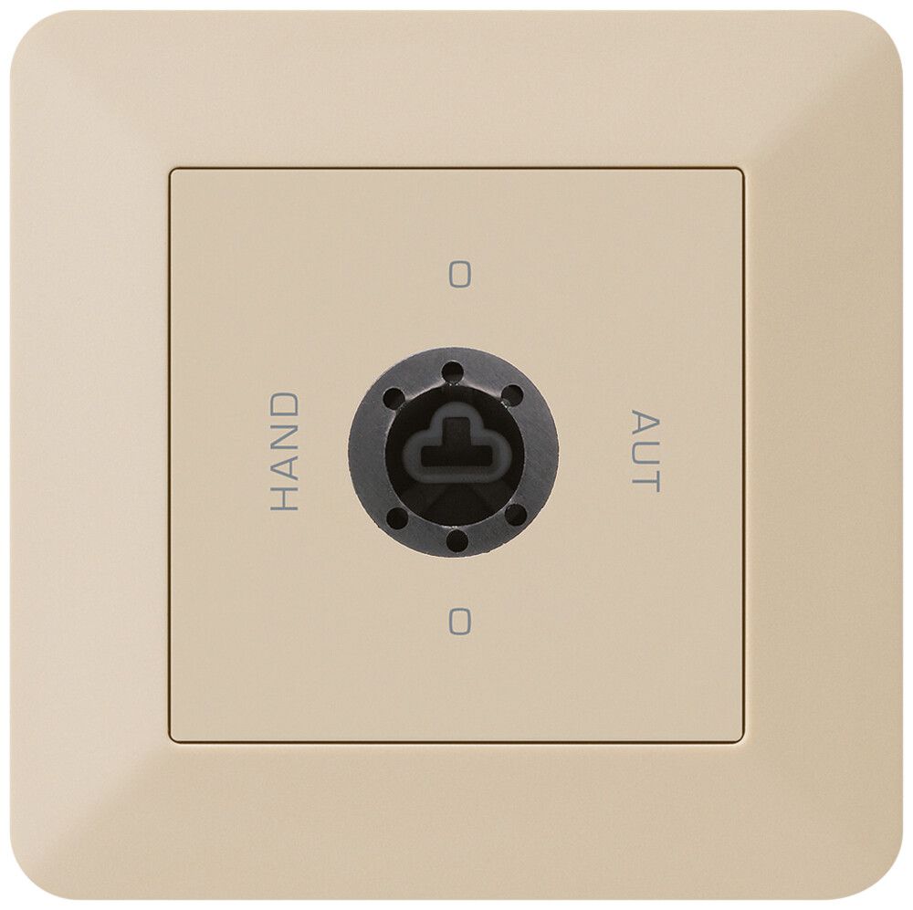 UP-Drehschalter 0-Hand-0-Aut kallysto.trend 2/1L beige für Schloss