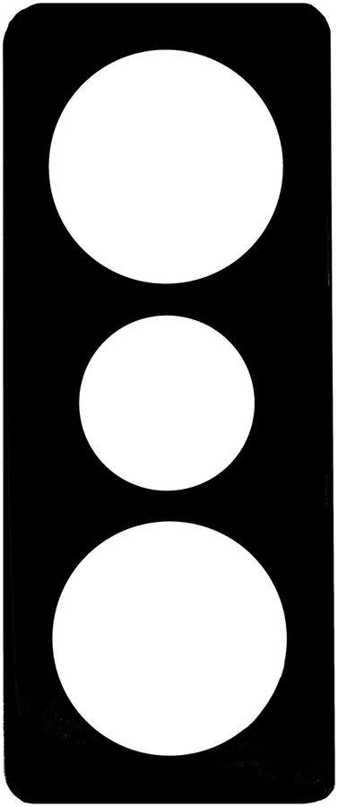 Plaque de recouvrement 3×1 58-43-58mm noir